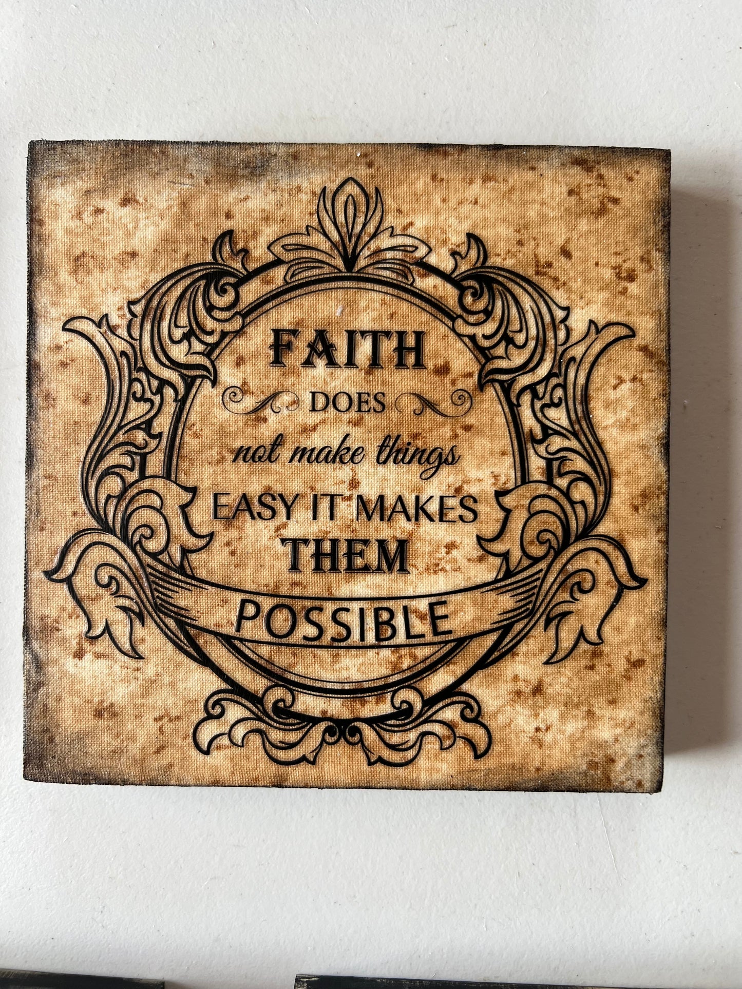 Inspirational Shelf Sitter “Faith”