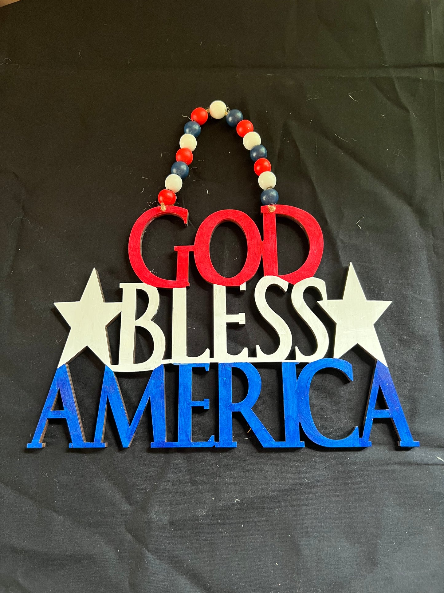 God Bless America hanger