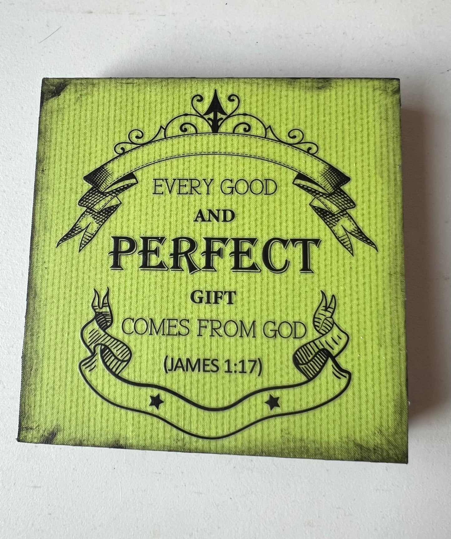 Inspirational Shelf Sitter “Perfect”