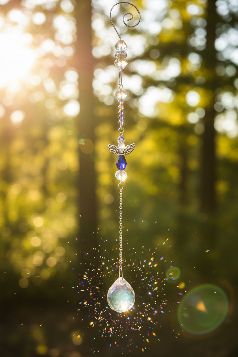 February Angel Sun Catcher