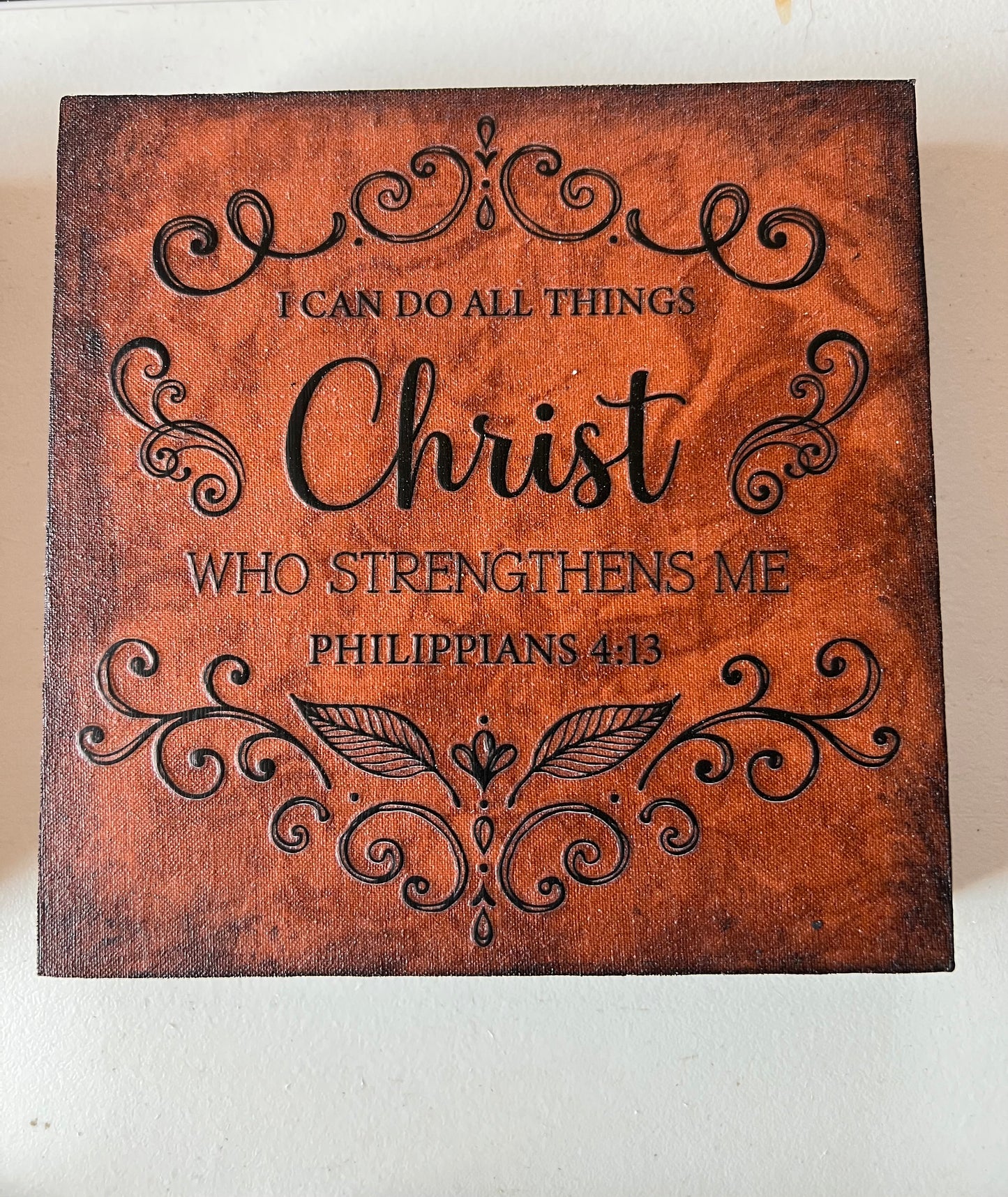 Inspirational Shelf Sitter “Christ”