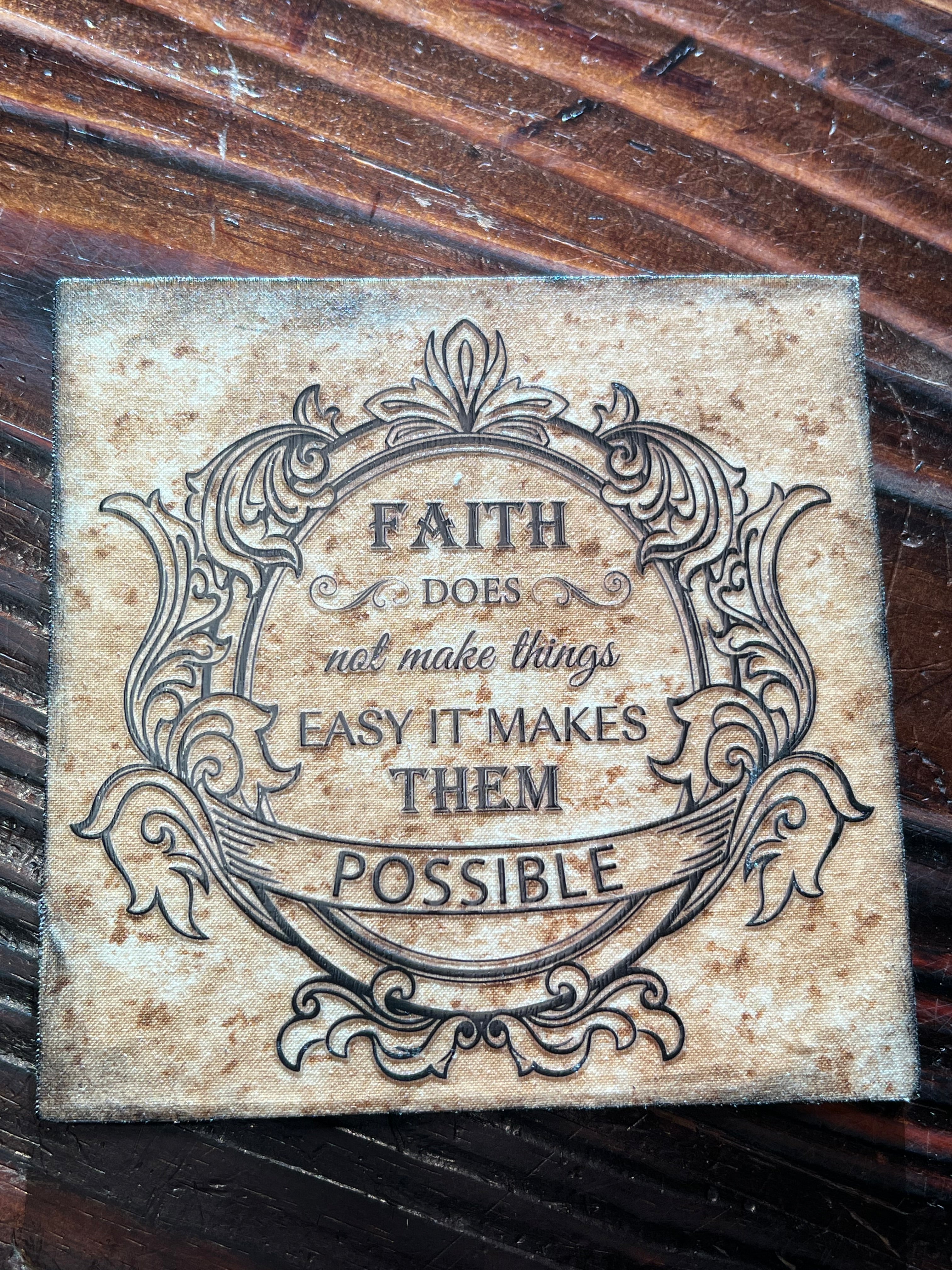 Inspirational Shelf Sitter-Faith