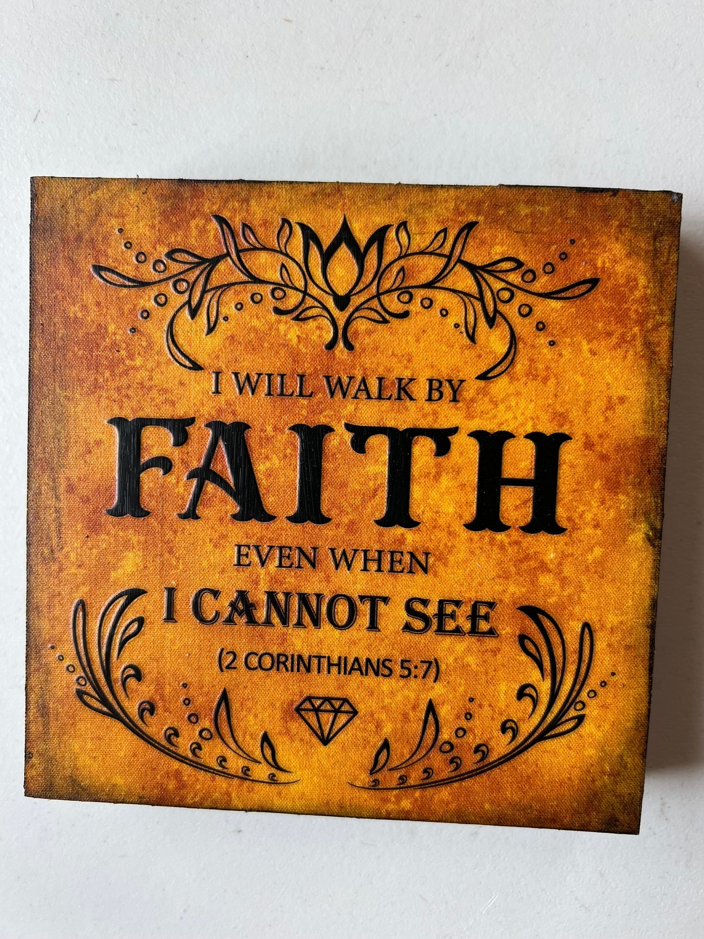 Inspirational Shelf Sitter “Walk”