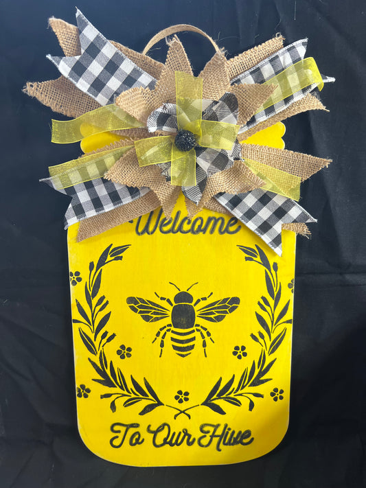 Welcome To Our Hive Hanger