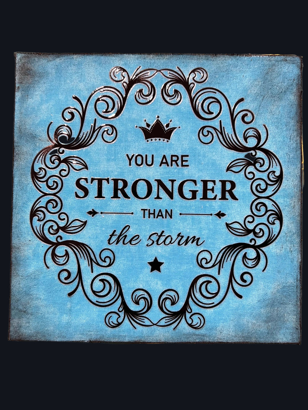 Inspirational Shelf Sitter-Stronger