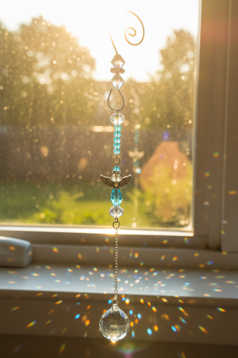 March Angel Sun Catcher