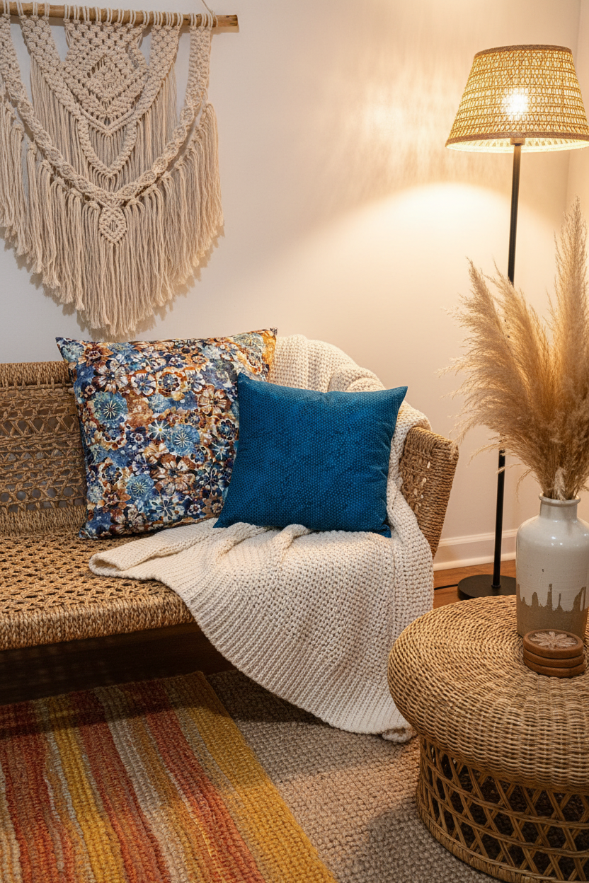 HandCrafted Decorative Pillow Cover 18"