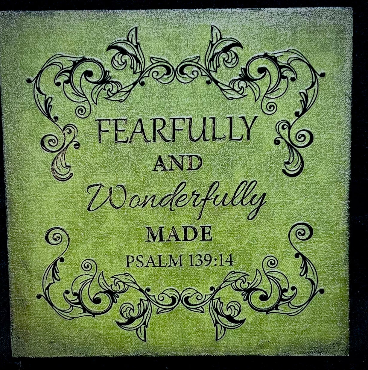 Inspirational Shelf Sitters “Fearfully”
