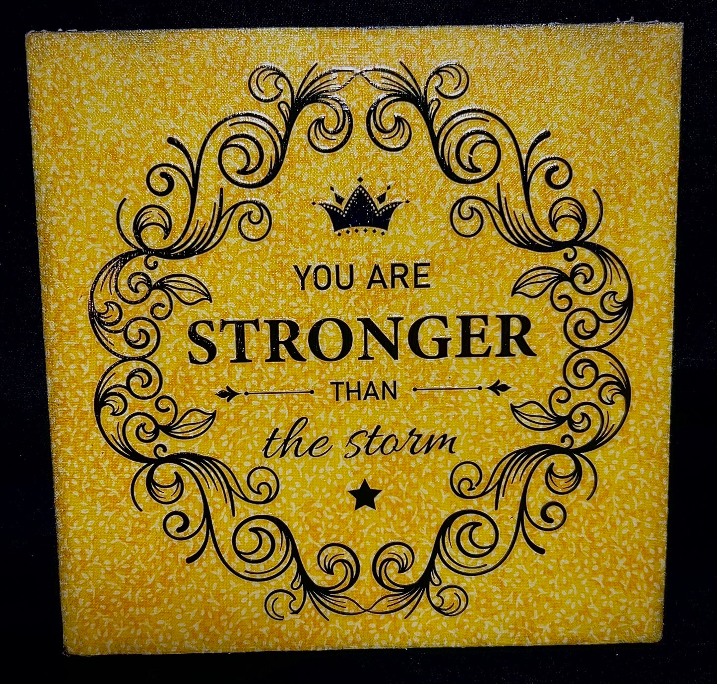 Inspirational Shelf Sitter “Stronger”