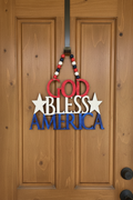 4th of July Wooden Hanger