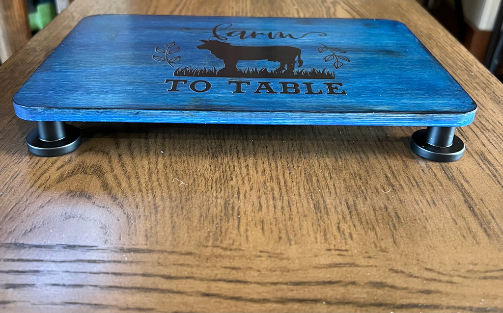 Wooden Riser "Farm to Table"