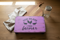 Wooden Riser "God bless the farmer"